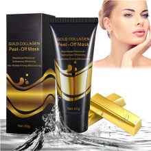 Masque facial de soins de la peau au collagène en or 24 carats de haute qualité Masque pelable Masque facial en or 24 carats
